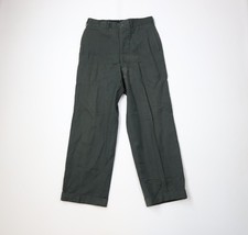 Vintage 50s Korean War Mens 31x29 Heavy Wool Shade NR 44 Serge Class 3 Pants