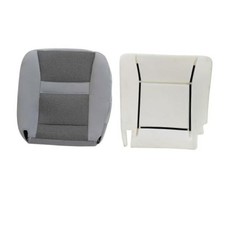 Driver Side Bottom and Foam Cushion Replacement Cloth Seat Cover Gray