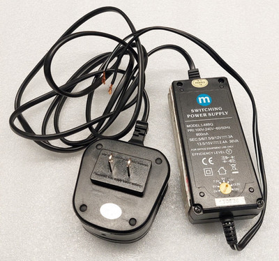 Maplin L48BQ 100-240V ACDC Power Adapter Multi Voltage 5V 6V 7.5V 9V 12V 13.5V
