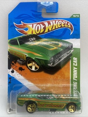 Hot Wheels 71 Mustang Funny Car Treasure Hunt 2011 60/244 Long Card