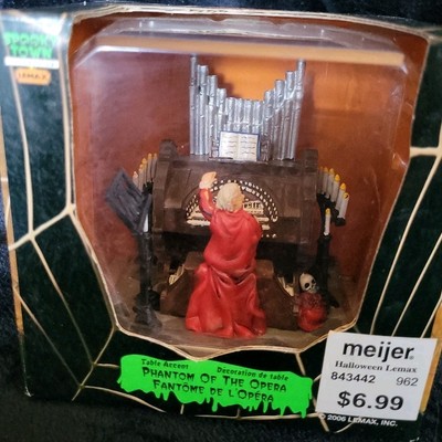 Lemax 2006 Phantom Of The Opera Spooky Town Organ Candles Candelabra