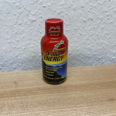 2012 5-Hour Energy Shot Pomegranate USA Full Drink Collection Bottle Plastic Old