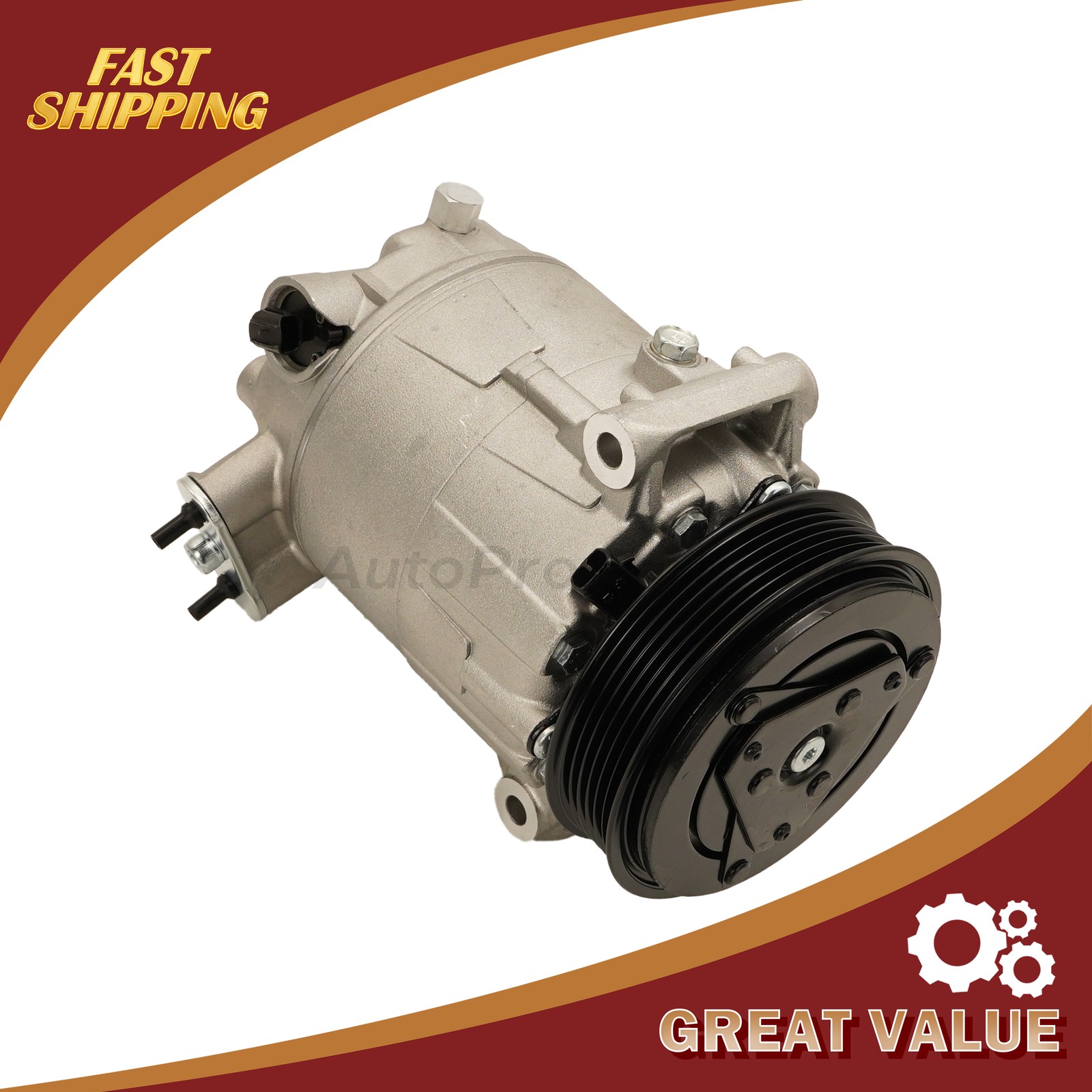 333332 A/C Compressor For Maserati Ghibli Newer Quattroporte Levante 3.0L Only