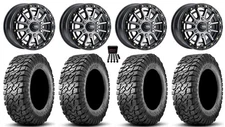 ITP SD10 Bdlk 15x6.5 Wheels GM 34" Predator Tires Can-Am Maverick R