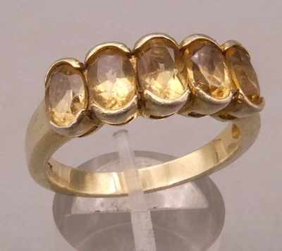 Ring Sterlingsilber 925 vergoldet modernes aufregendes Design mit Zirkonia - Bild 1 von 4