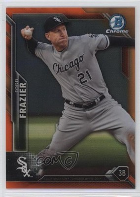2016 Bowman Chrome Orange Refractor 22/25 Todd Frazier #61 0c3