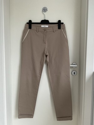BRAX Damen Hose Maron 36 Hellbraun Baumwolle Elasthan Knöchellang