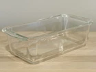 Vintage PYREX (all Caps) #213 Clear Glass Loaf Pan 1.5Qt 8.5x5x3” Bright & Clear