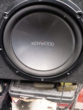 Kenwood Enclosed Non-Powered Car Subwoofer Speaker in Subwoofer Enclosure