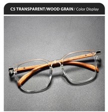 Occhiali da Lettura Finto Legno Unisex Ultra Leggero Blu Blocco Luce Computer Occhiale