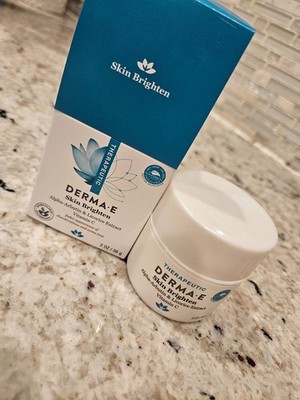 Derma E Skin Brightening Cream, Face & Body Lightening for Dark Spots 2oz / 56g