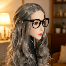 High-End Makeup Artist Mannequin Head with Adjustable M16 Tripod Stand