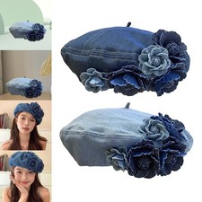 Women Beret Hat Birthday Gift Elegant Classic Casual Decor Adjustable Costume