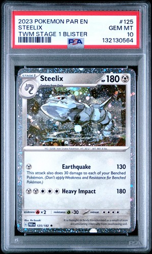 2023 POKEMON PARADOX RIFT TWILIGHT MASQUERADE STAGE 1 BLISTER STEELIX ...