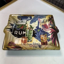 VTG 2006 Tommy Bahama 88 Club Tiki Bar Havana Cigar Ashtray Habana. CLEAN!