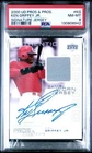 2000 KEN GRIFFEY JR. REDS PSA 8 UD PROS & PROSPECTS SIGNATURE JERSEY AUTO #KG
