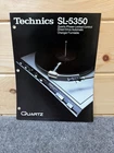 ⭐️ Original Technics SL-5350 Stereo Turntable Dealer Sales Brochure NICE! ⭐️