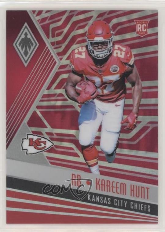 2017 Panini Phoenix Rookies Pink 166/199 Kareem Hunt #116 0kg
