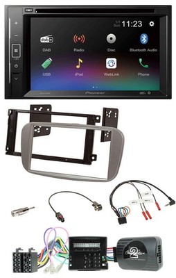 Pioneer Bluetooth Steering Wheel USB 2DIN DAB DVD Car Stereo For Ford C Max Galaxy Focus