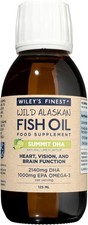Wiley's Finest Summit DHA Wild Alaskan Fish Oil Liquid Lime - 125ml