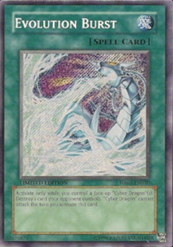 Evolution Burst - HA01-EN030 - Secret Rare - Unlimited Edition - Heavily Played