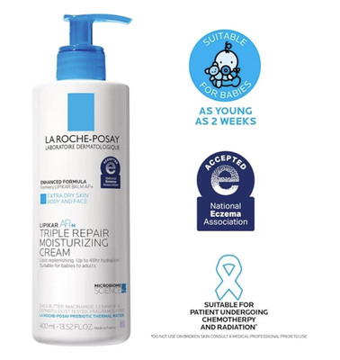 La Roche-Posay Lipikar AP+ Triple Repair Moisturizing Cream | Face & Body Lotion