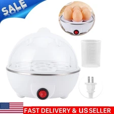 Electric Rapid Egg Cooker 7-Egg Capacity for Perfect Hard Boiled Eggs or Omelets