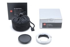  Top MINT w/Box Leica M Adapter L Silver 18765 M-Mount Lens L-Mount From JAPAN