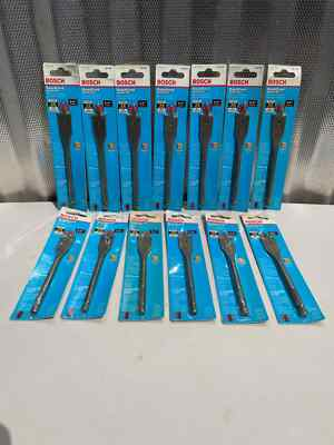#ad #ad New Bosch 13 Piece Lot Rapid Feed Spade Bits Wood 6 quot;x 3 4quot; SB1009 1 4quot; Shank $39.50