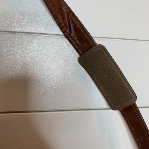 Vintage Samsonite Silhouette Shoulder Bag BROWN Leather Carry On Size Zipper - Bild 8 von 12