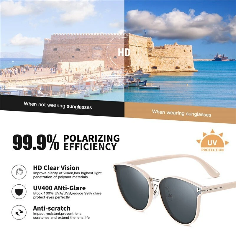 AOFLY-lunettes de soleil polarisées rondes | Lunettes de soleil de marque Foto 2 de 4