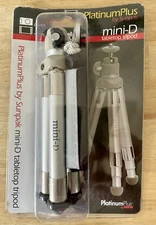 PlatinumPlus mini-D Tabletop Tripod by Sunpak Extends from 6.8"  to 11.5"  NEW
