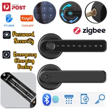Smart Door Lock Electronic Digital Fingerprint Password Key WiFi Tuya TTlock APP
