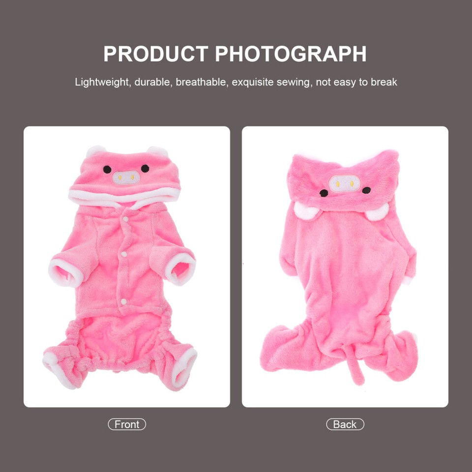 Dog Doctor Uniform Cat Clothes Halloween Costume Winter Pet Warm Coat