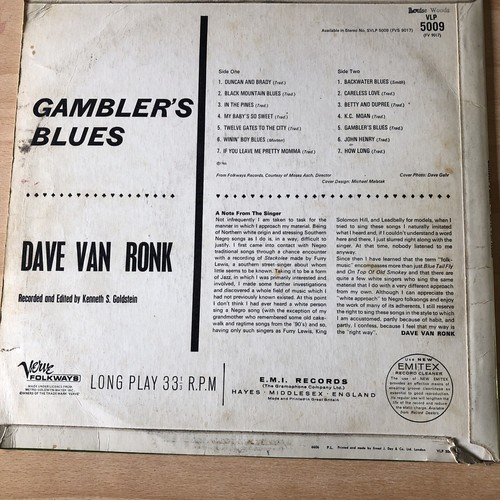 DAVE VAN RONK Gambler's Blues VERVE/FOLKWAYS LP - Picture 6 of 9
