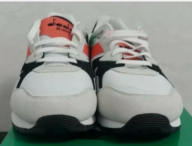 Diadora N9002 White Dark Red Black MEN'S SHOES | eBay
