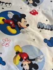 Disney Brand Mickey Mouse Toddler Bed Crib Flat Sheet 100 Polyester RN 102074