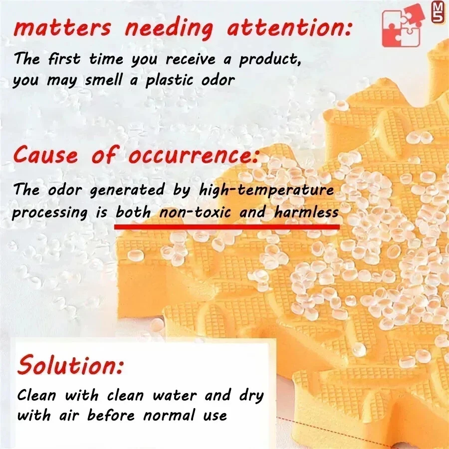 8Pcs/2.5cm Baby Crawling Play Mat Soundproof Gym Mat for Children's Room Mat - Image 3 of 4