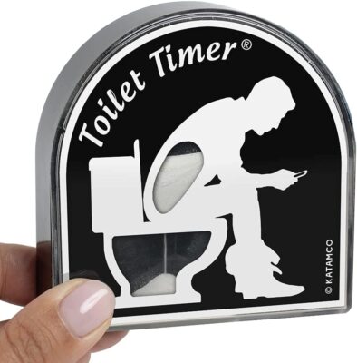 Toilet Timer by Katamco (Classic), Funny Gift for Men, Husband, Dad, Fathers Day