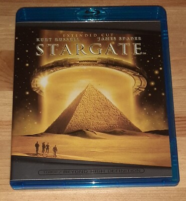 Stargate: Extended Cut (Blu-ray, 1994) Kurt Russell, James Spader