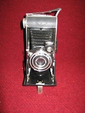 Vintage Agfa "Billy-Record" Folding Pocket Camera with Anastigmat Lens and Case