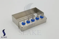 5 Pcs Dental Tissue Punch Kit  set Surgical Surgery With Bur Holder Dental