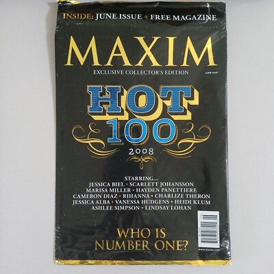 Maxim Hot 100 -  Special Edition Magazine 2008 - Original packaging