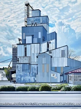 Alex Nizovsky – American Gothic / Petaluma Elevator – Landscape Painting 30"x40"