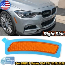 Clear Front Bumper Reflector Side Marker Right For 2012-18 BMW F30 F31 3-Series