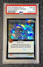 PSA 7 casi nuevo 2016 Dragon Ball Z TCG Awakening Ur146 esfera de energía villana 3668-69