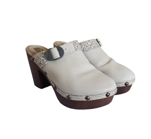 SBICCA vintage collection gray women's tenor platform mules Size 9.5 US 40  EUR | eBay
