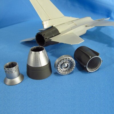 F-16 Düsendüse für Motor F110 geschlossen Resin 1:48 für Tamiya Modellflugzeu...