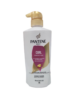 Pantene Pro-V Curly Hair Curl Perfection Moisturizing Conditioner, 16 Fl Oz
