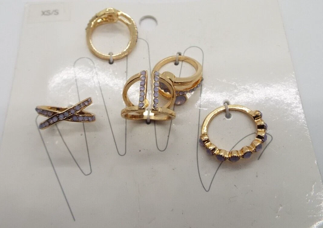 Decorative metal shop rings